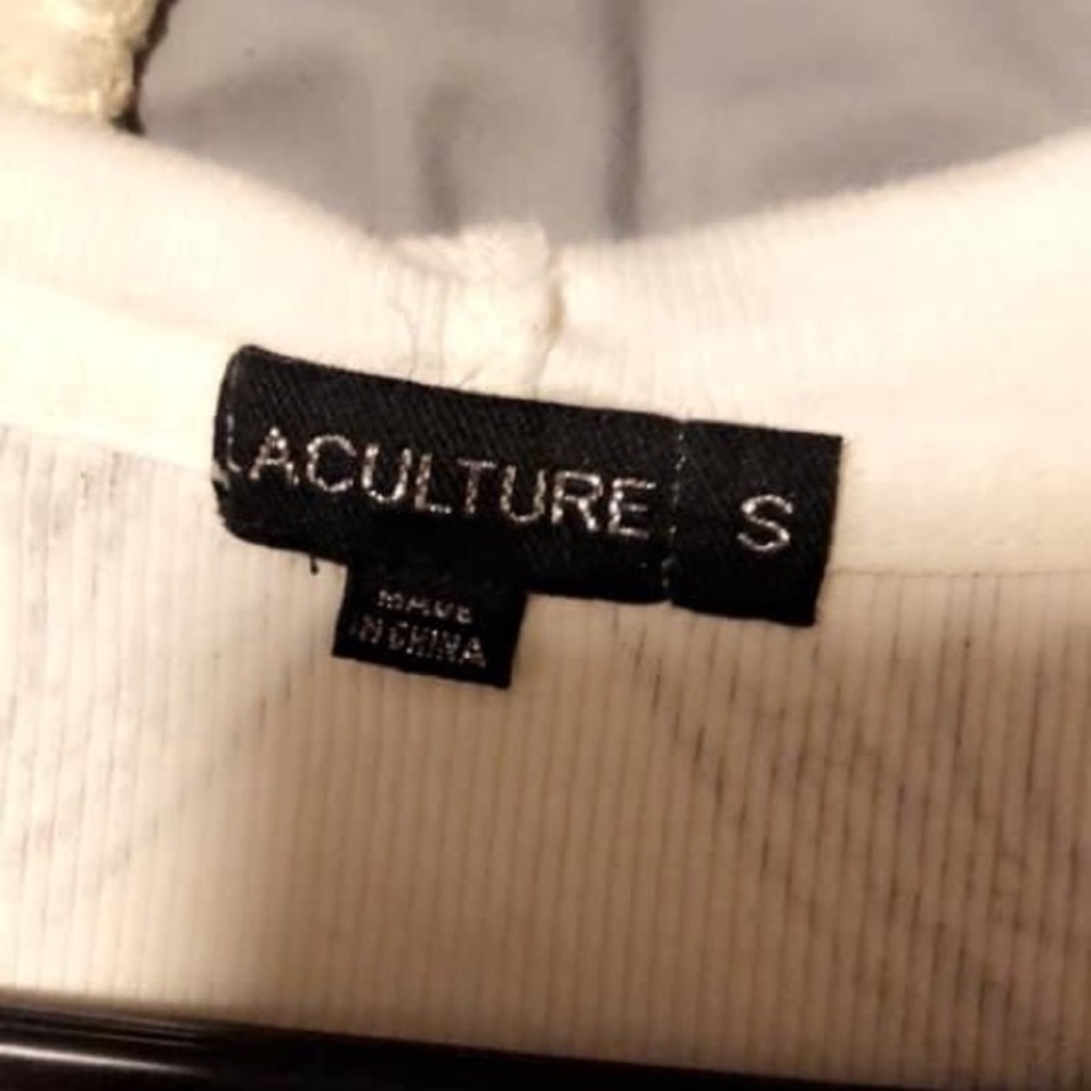 White long sleeve hoodie